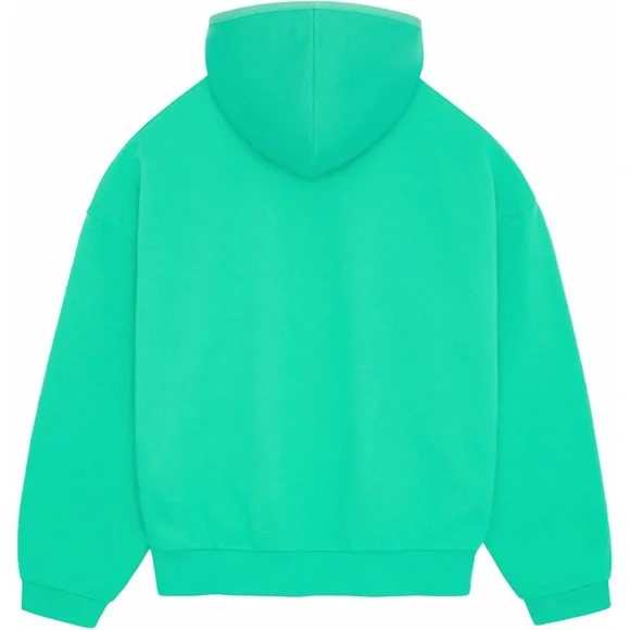 NWOT Fear of God Essentials Pullover Hoodie Teal - Picture 2 of 2